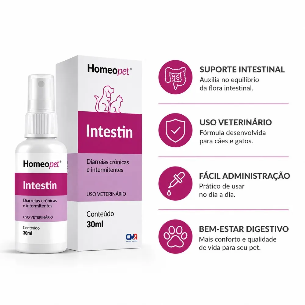 Sistema de Terapia Real H Homeo Pet Intestin - 30 ml
