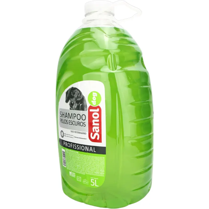 Sanol Dog Profissional Shampoo Pelos Escuros 5 L