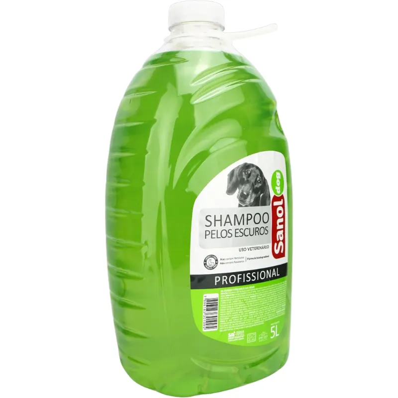 Sanol Dog Profissional Shampoo Pelos Escuros 5 L