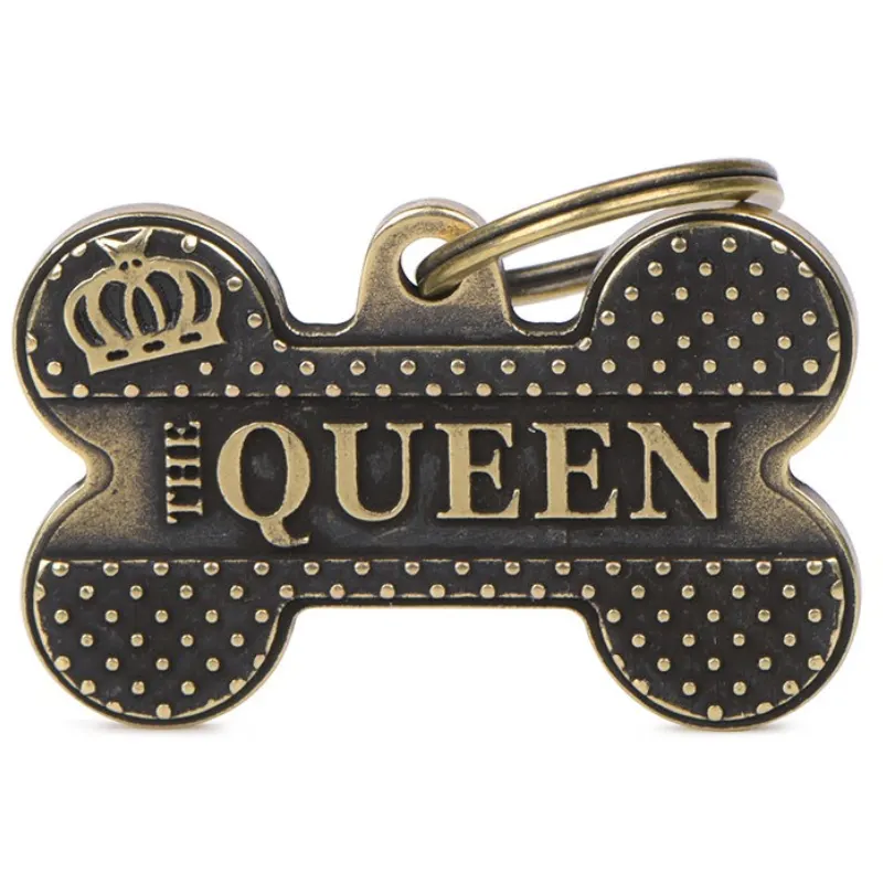 Medalha de Identificação My Family Osso Grande Bronx The Queen