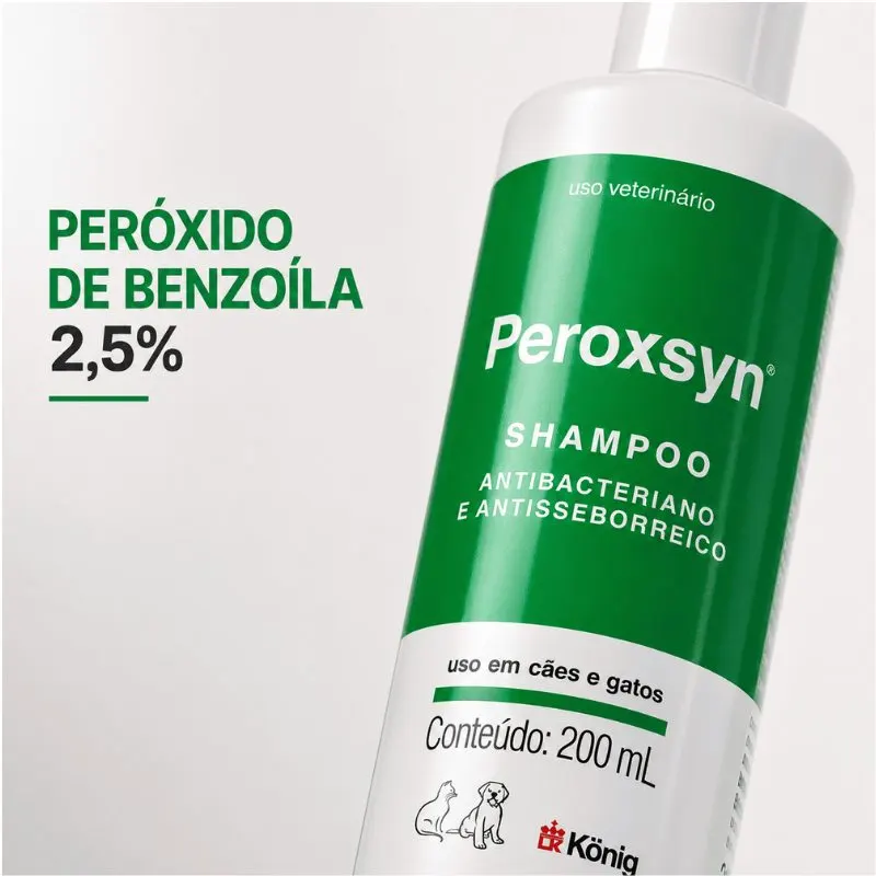Shampoo Dermatológico Peroxsyn 200 ml König