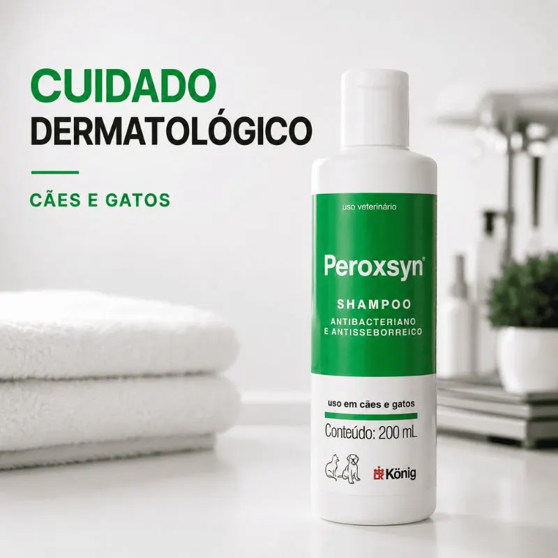 Shampoo Dermatológico Peroxsyn 200 ml König