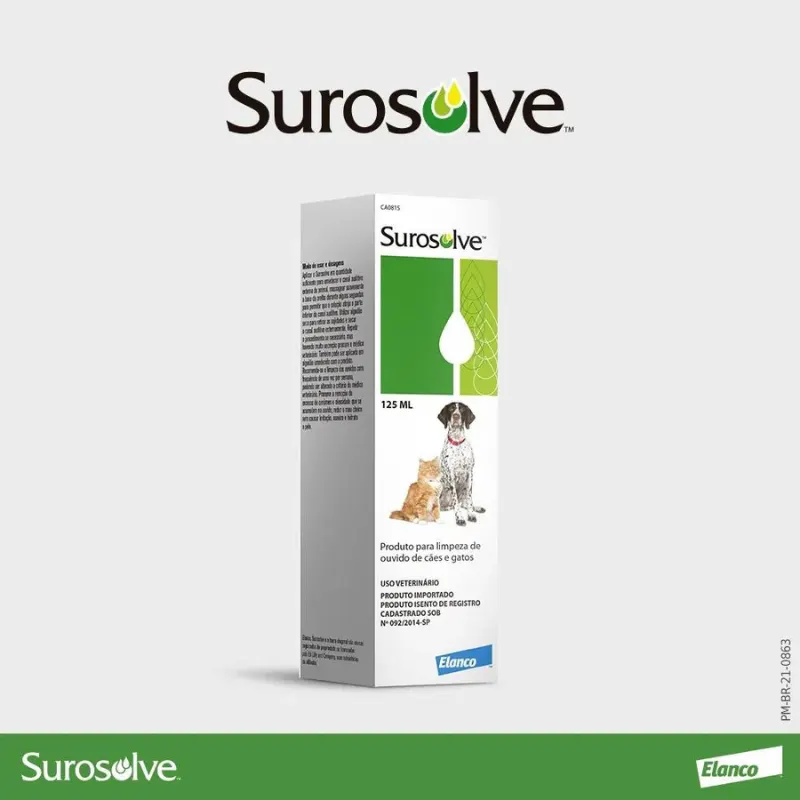 Surosolve Para Cães E Gatos Elanco 125 ml