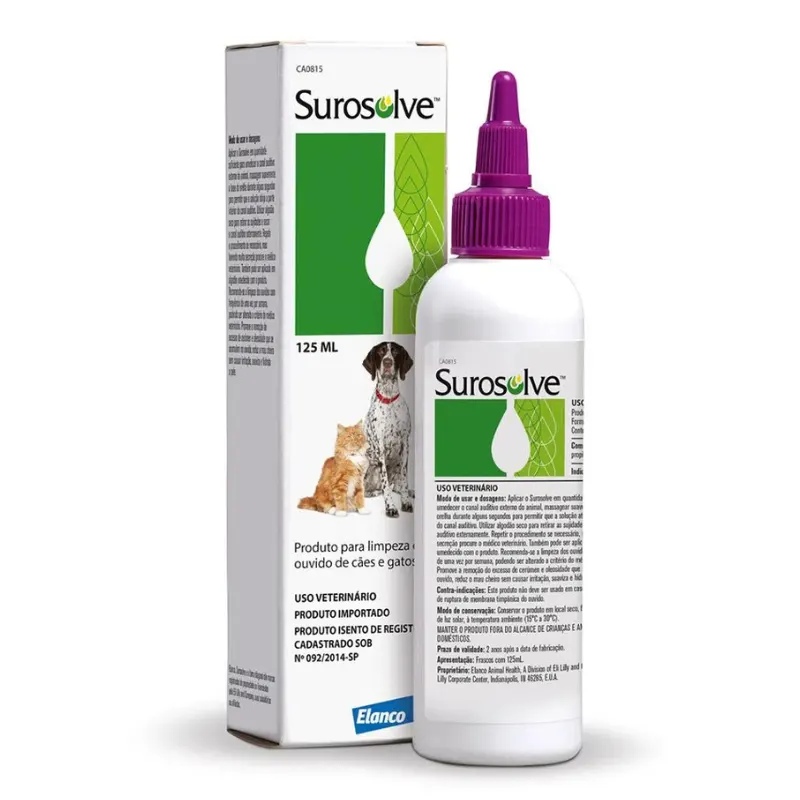 Surosolve Para Cães E Gatos Elanco 125 ml