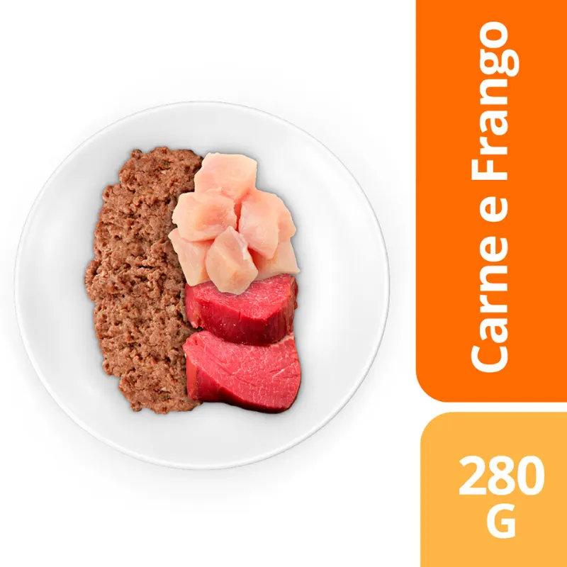 Ração Úmida Max Gatos Adultos Carne e Frango 280 g