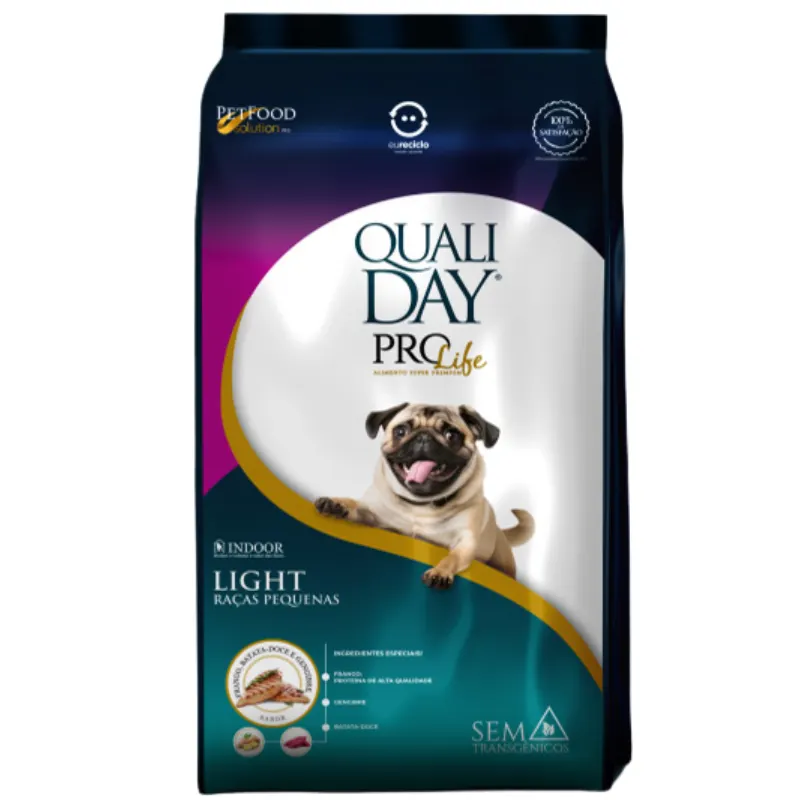 Ração Qualiday Prolife Light Raças Pequenas