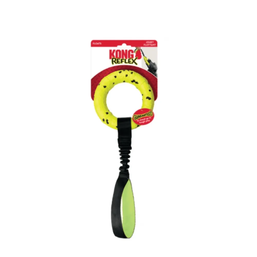 Brinquedo Cabo De Guerra Kong Reflex Tug Resistente Cães