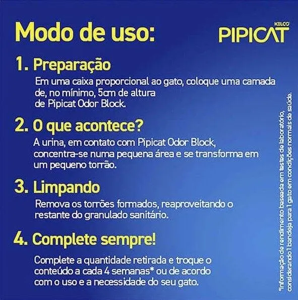 Areia Sanitária Kelco Pipicat Campestre  4Kg