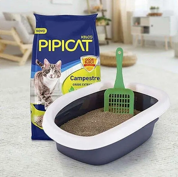 Areia Sanitária Kelco Pipicat Campestre  4Kg