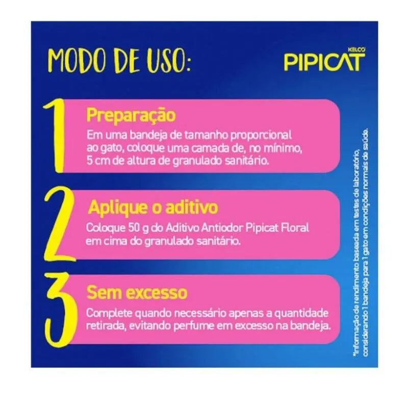 Aditivo Antiodor Kelco Pipicat Floral 500g