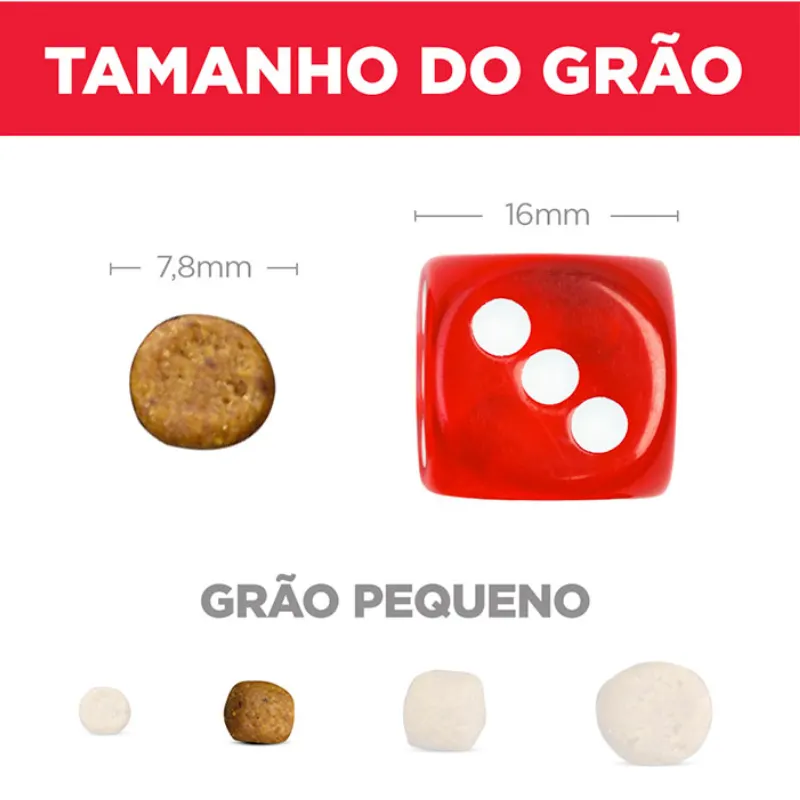 Ração Hill´s Cães Adultos 7+ Raças Pequenas Sabor Frango 800 g