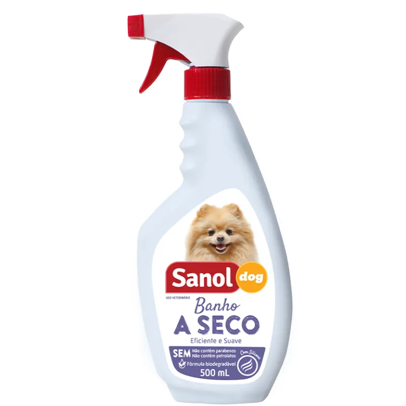 Banho a Seco Sanol Dog 500 ml
