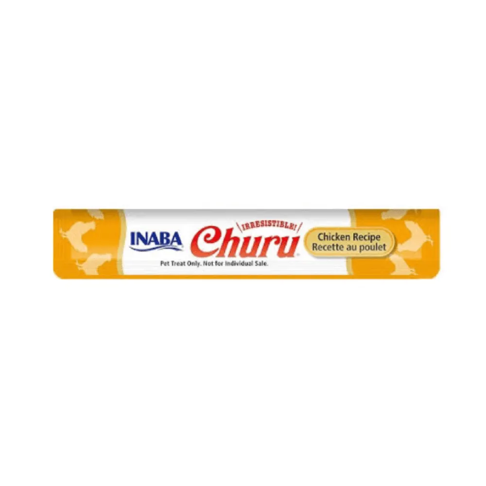 Petisco Patê Churu Gatos Sabor Frango -Tubo avulso 14g