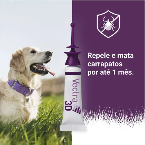 Antipulgas e Carrapatos Ceva Vectra 3D para Cães de 1,5 a 4 Kg - 0,8 ml