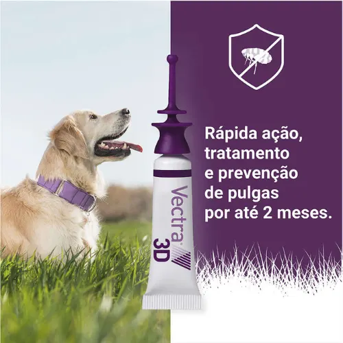 Antipulgas e Carrapatos Ceva Vectra 3D para Cães de 1,5 a 4 Kg - 0,8 ml