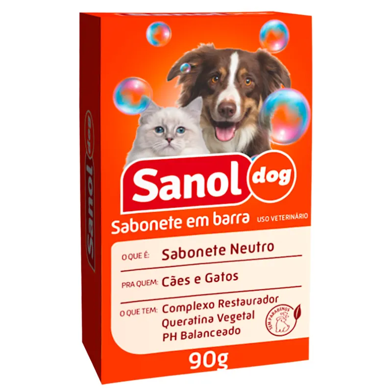 Sabonete Sanol Dog Neutro 90 g