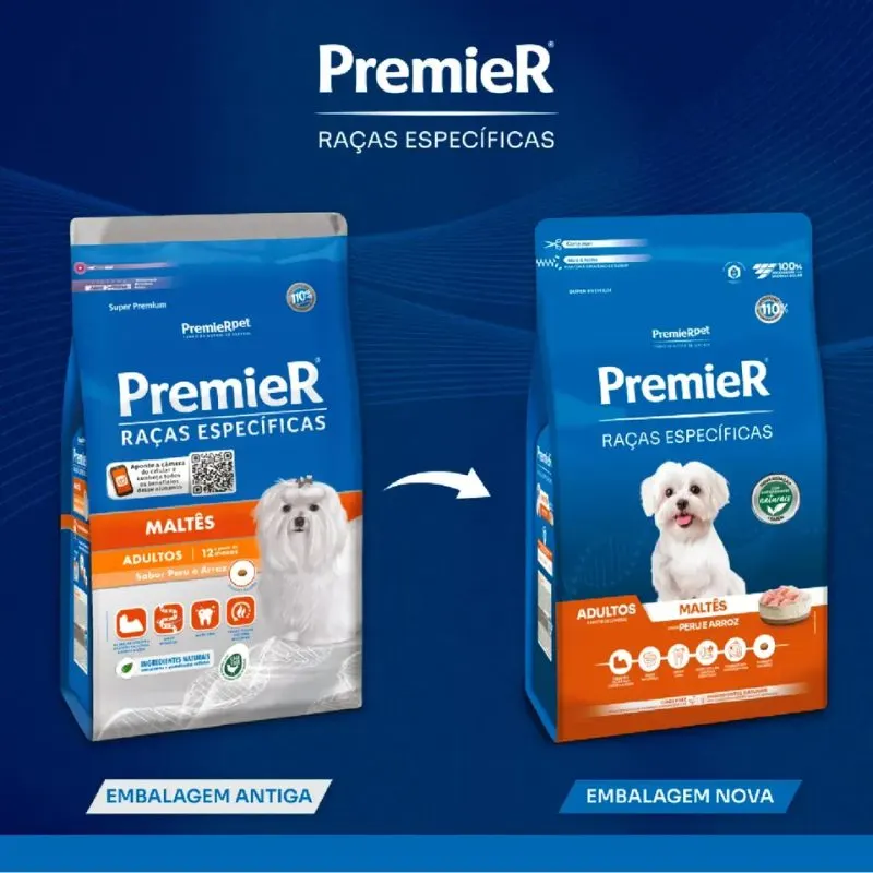 Ração Premier Raças Específicas Maltês para Cães Adultos