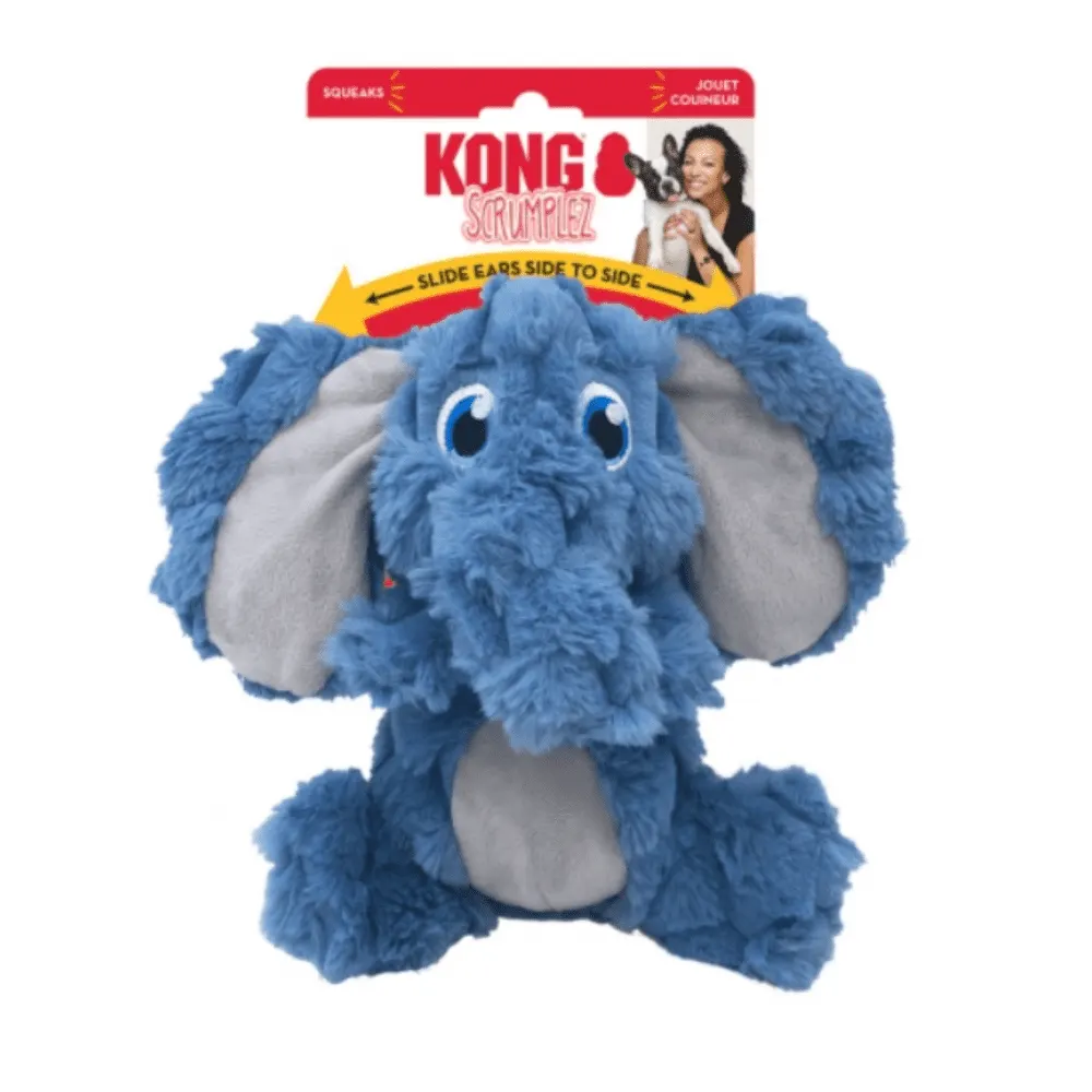 Brinquedo Kong Scrumplez Elefante Para Cães - Médio