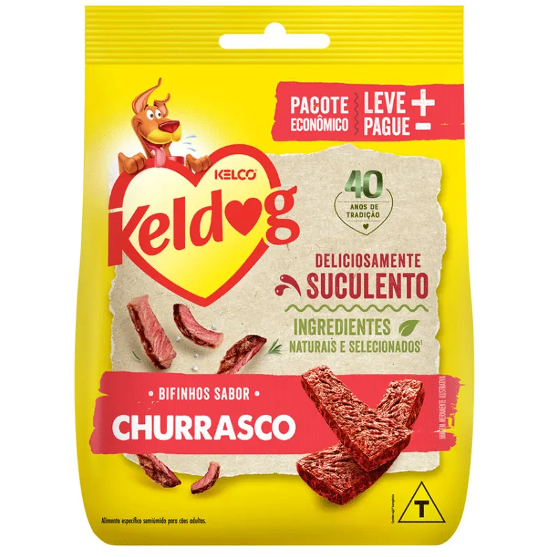 Bifinho Keldog para Cães Sabor Churrasco