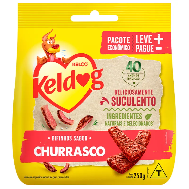 Bifinho Keldog para Cães Sabor Churrasco
