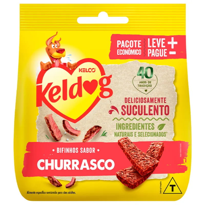 Bifinho Keldog para Cães Sabor Churrasco
