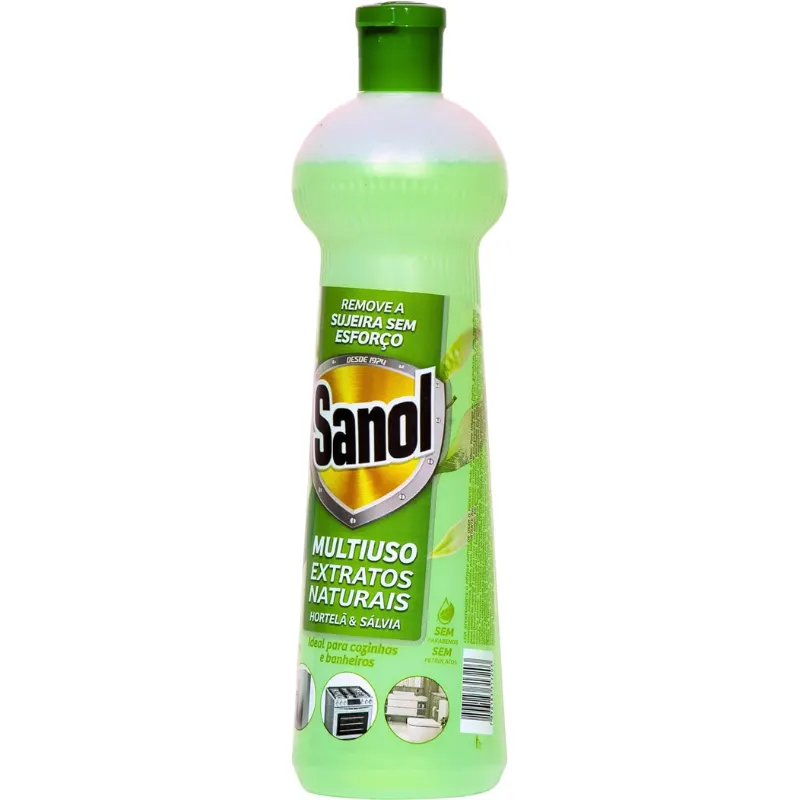 Sanol Multiuso Extratos Naturais Hortelã e Salvia 500 ml