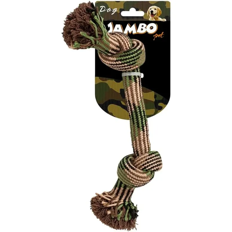 Brinquedo Jambo Mordedor Corda Militar 2