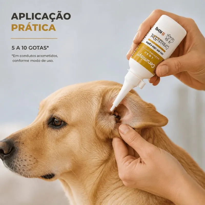 Loção König Ceruminsyn Para Cães e Gatos 50ml