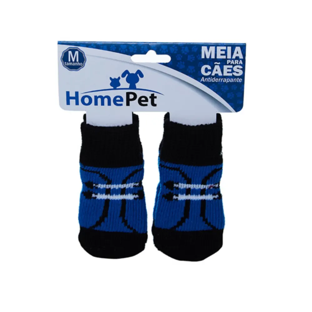 Meia Sapato Azul  Home Pet Azul P