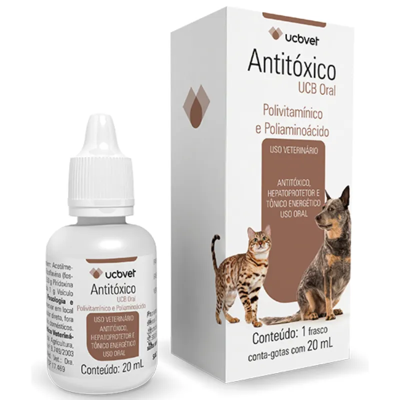 Antitóxico Oral UCB Vet 20 ml