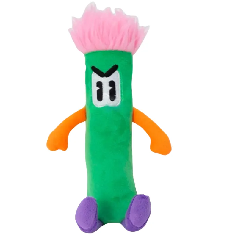 Brinquedo Q Monster Stickman Pelúcia com Catnip Verde