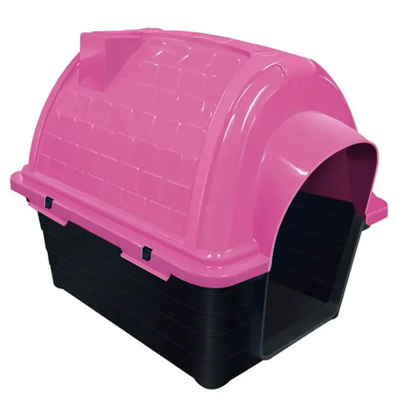 Casa Furacão Pet Plástico Iglu Rosa