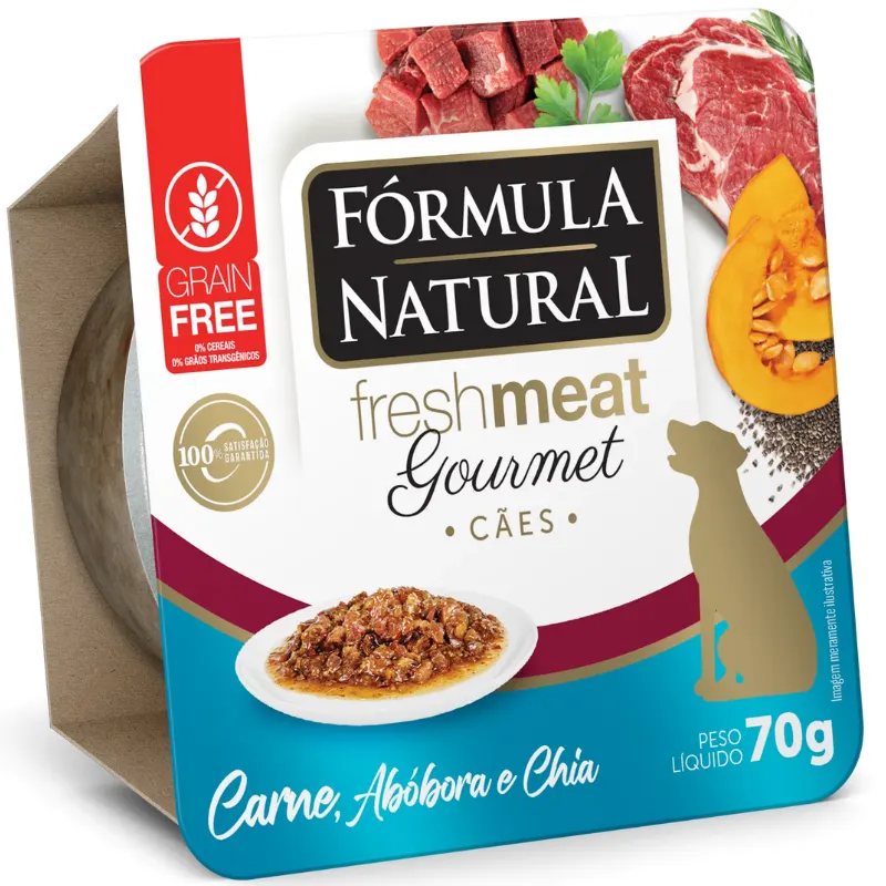 Fórmula Natural Goumet para Cães Carne 70 g