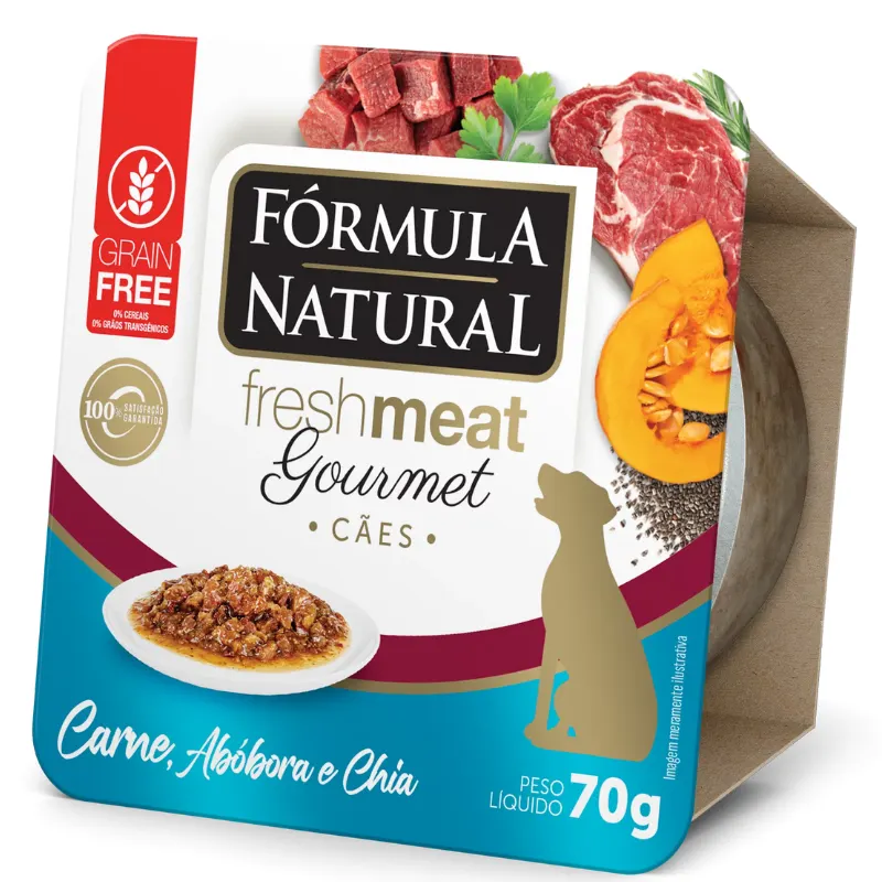 Fórmula Natural Goumet para Cães Carne 70 g