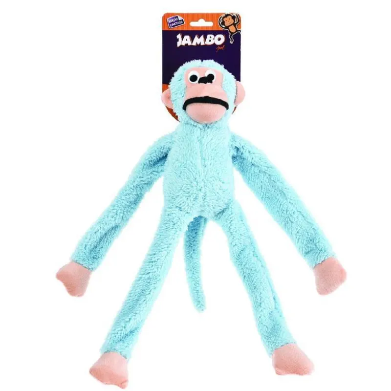 Mordedor Jambo Pelúcia Macaco Limited Azul
