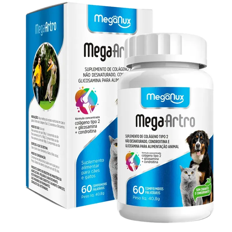 Suplemento MEGA-ARTRO Cães e Gatos