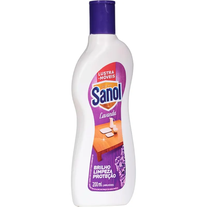 Sanol Lustra Moveis Lavanda 200 ml