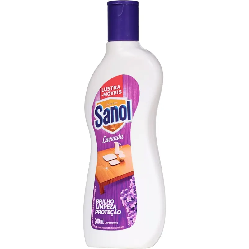 Sanol Lustra Moveis Lavanda 200 ml