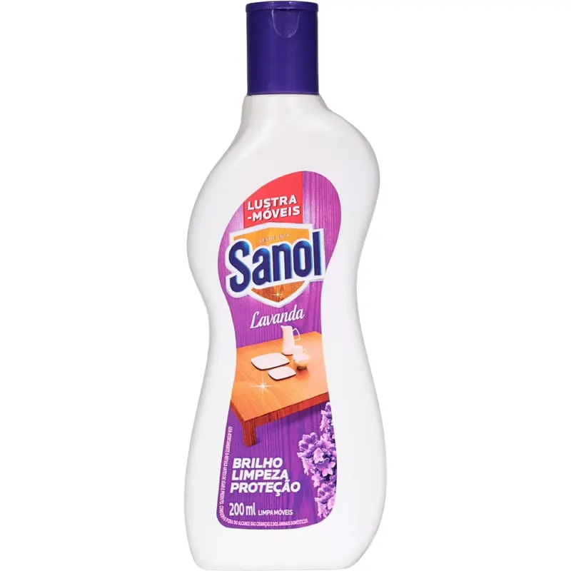 Sanol Lustra Moveis Lavanda 200 ml