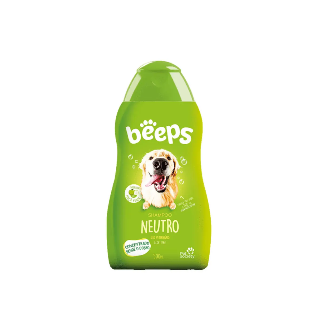 Shampoo Beeps  Pet Society Neutro Para Cães 500ml