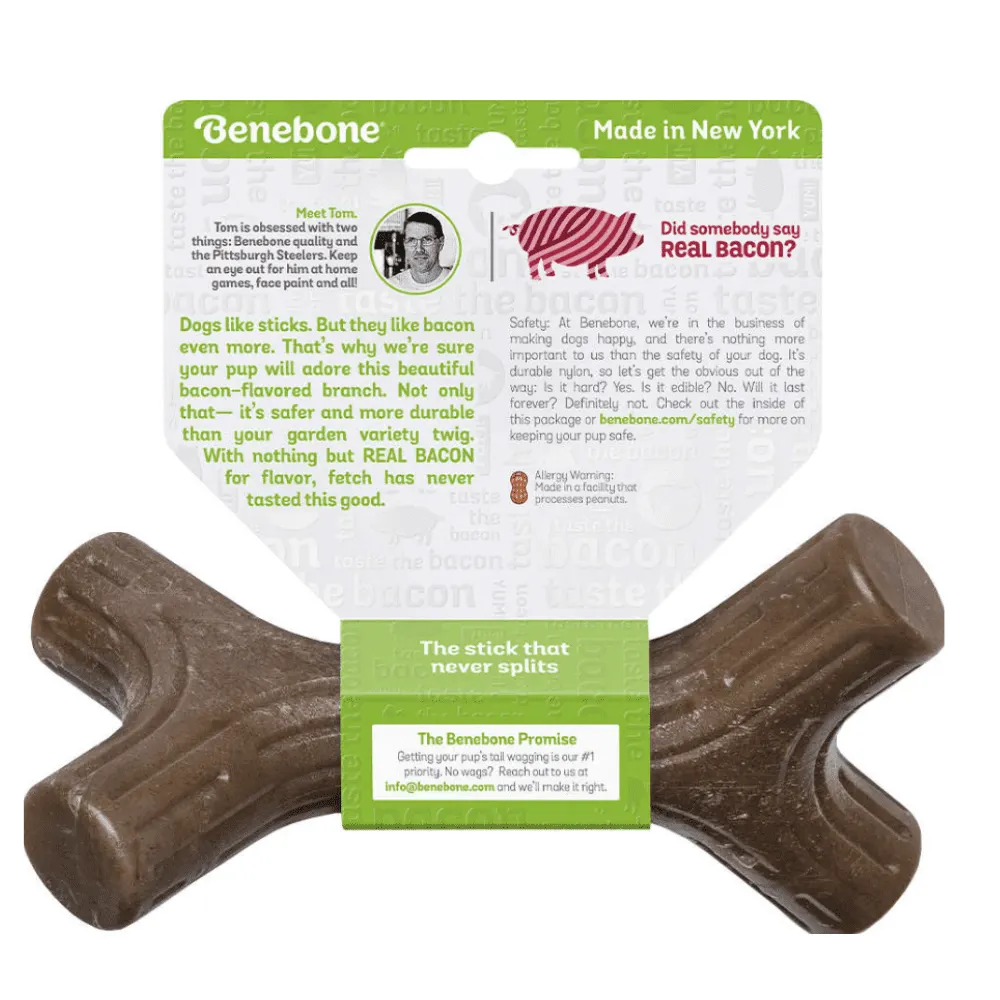 Brinquedo Benebone Stick Bacon Grande