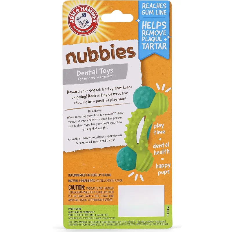 Arm & Hammer Nubbies Duality Bone Brinquedo Dental para Cães