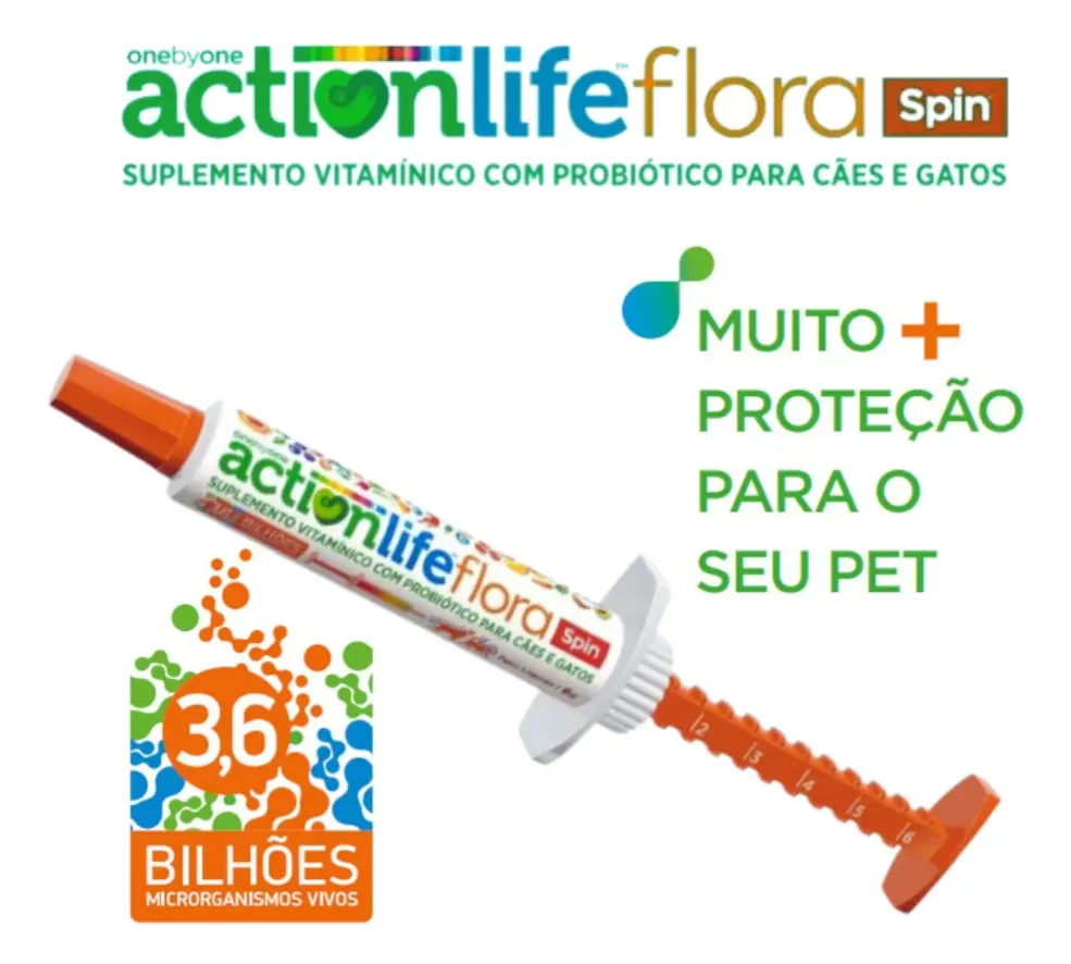 Spin Actionlife Flora Probiotico Seringa 6 g