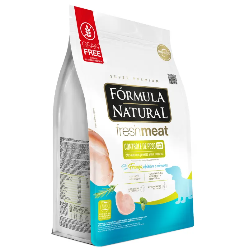Ração Fórmula Natural Controle de Peso para Cães Mini e Pequenos 10,1 Kg