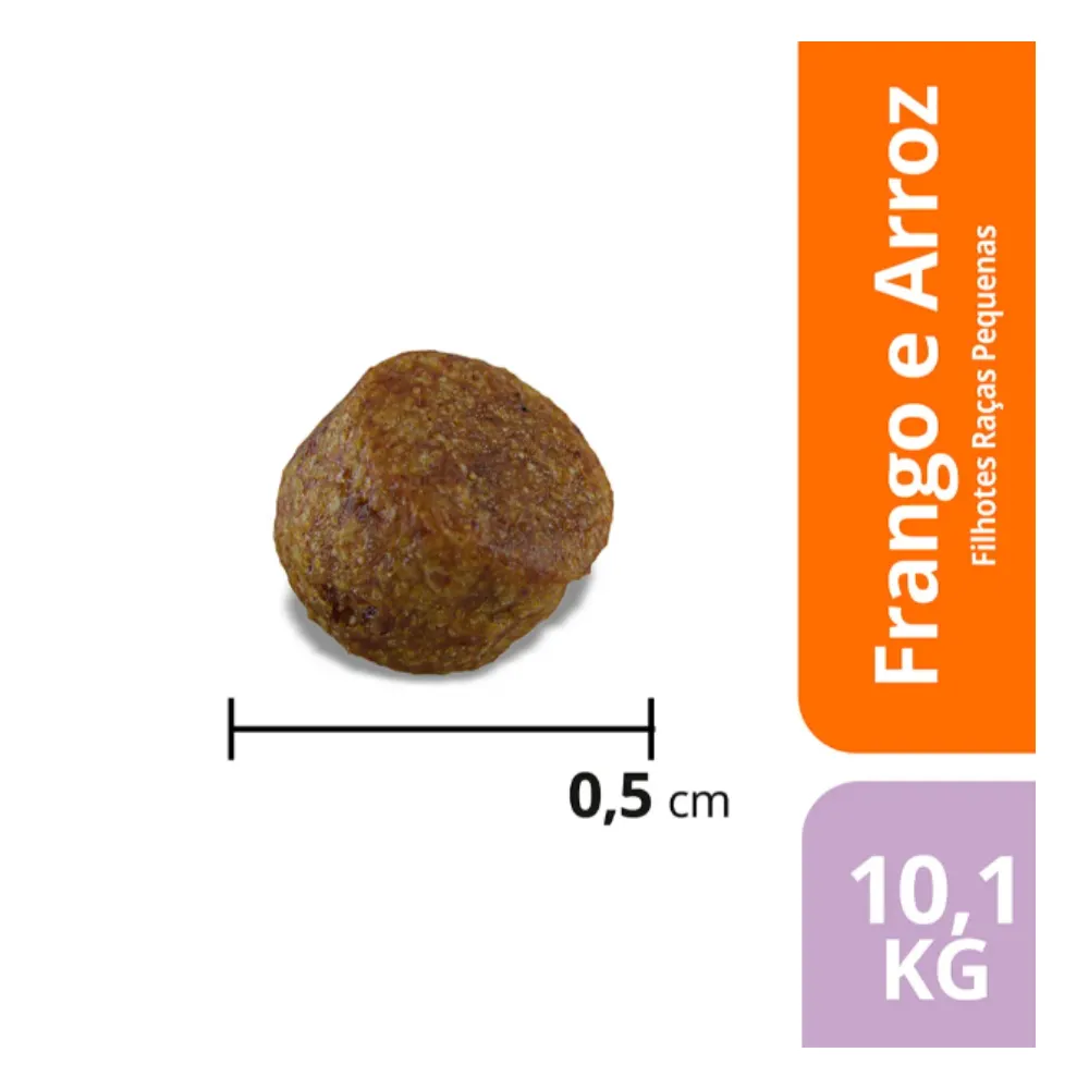 Ração Max Cães Filhotes Porte Pequeno Frango e Arroz 10,1 Kg