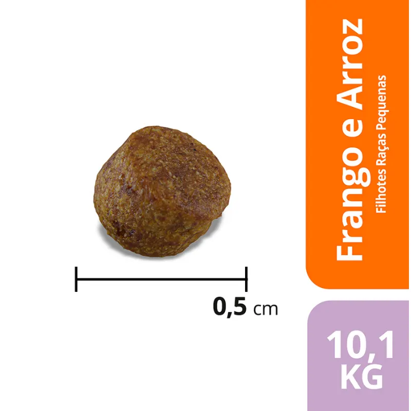Ração Max Cães Filhotes Porte Pequeno Frango e Arroz 10,1 Kg