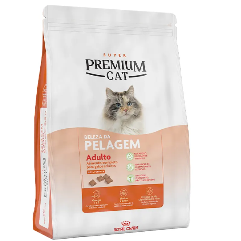 Ração Royal Canin Premium Cat Beleza da Pelagem para Gatos Adultos 1 Kg
