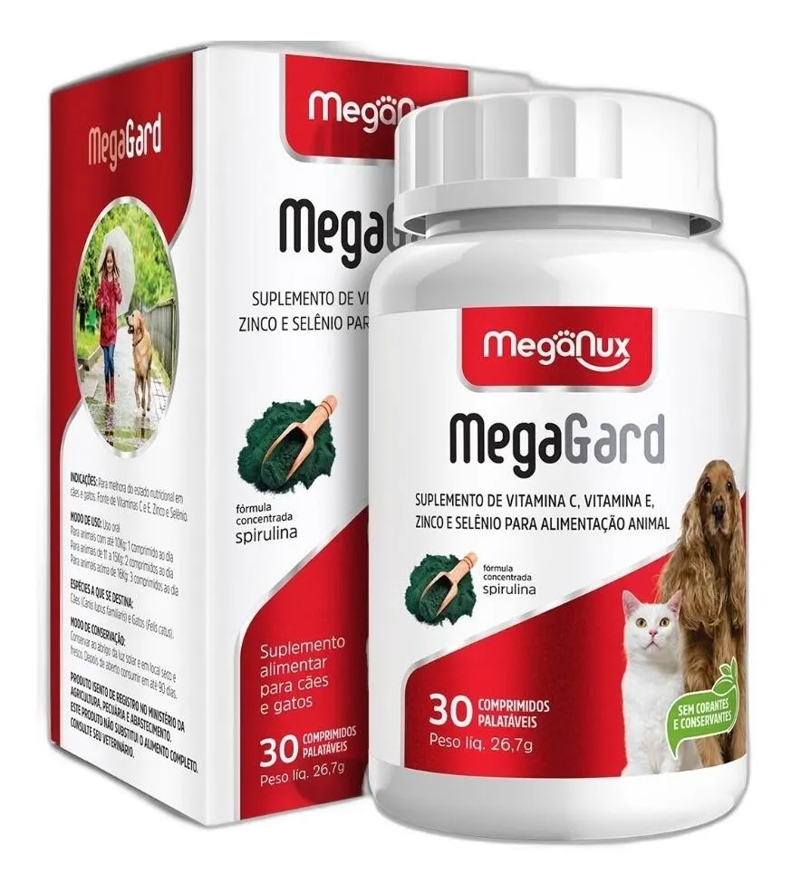 Suplemento MEGA-GARD 30comp - Cães e Gatos