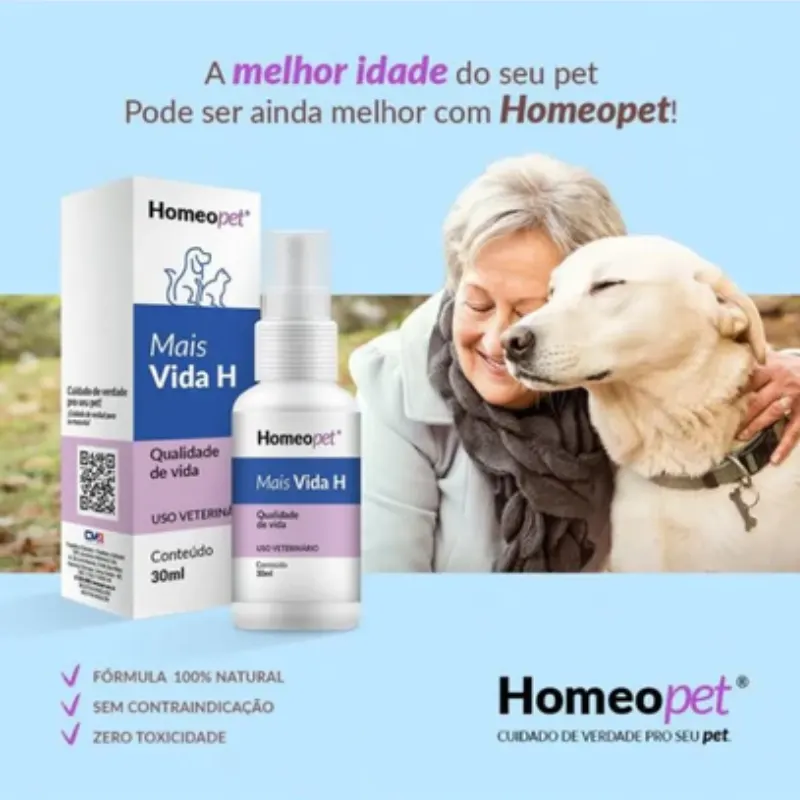 Homeopet Mais Vida H - 30ml