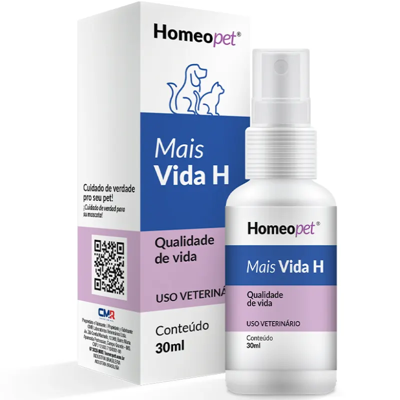 Homeopet Mais Vida H - 30ml
